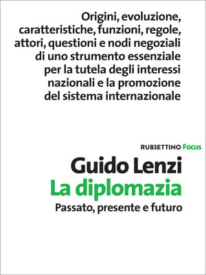 cover image of La diplomazia